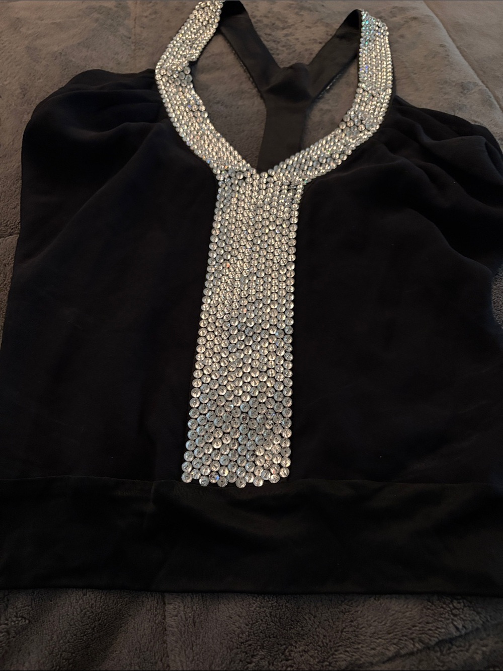 Authentic Vintage Luca Luca Crystal Top
